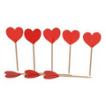 Hearts Cocktail Picks, Cupcake Toppers, Party Decoration, 20Pcs/Pack